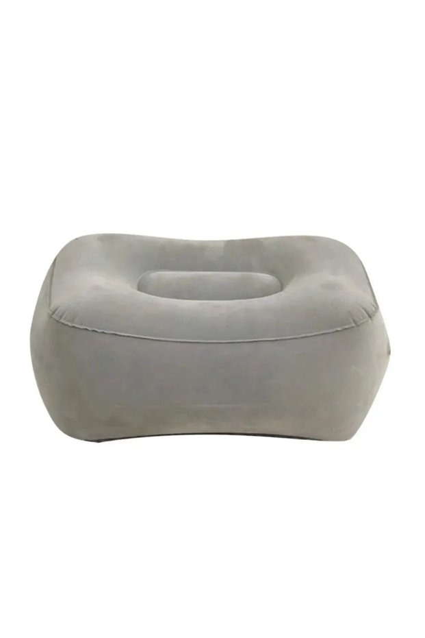 37x30CM 37x30gray Inflatable Footrest Pillow PVC Foot Rest Air Pillow Cushion For Travel Office Home