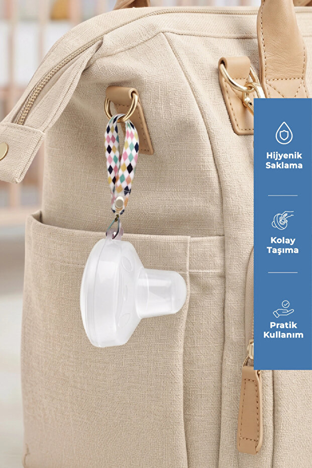 Pacifier Storage Container White