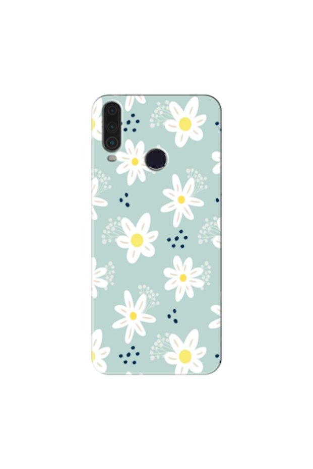 General Mobile Gm 10 Compatible Case Spring Flowers Printed Silicone Case (1)