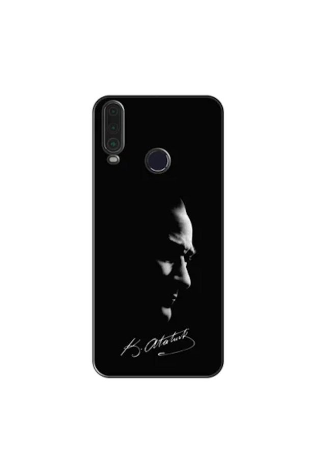 General Mobile Gm 10 Compatible Case Mustafa Kemal Atatürk Black Silicone Case (Printed)