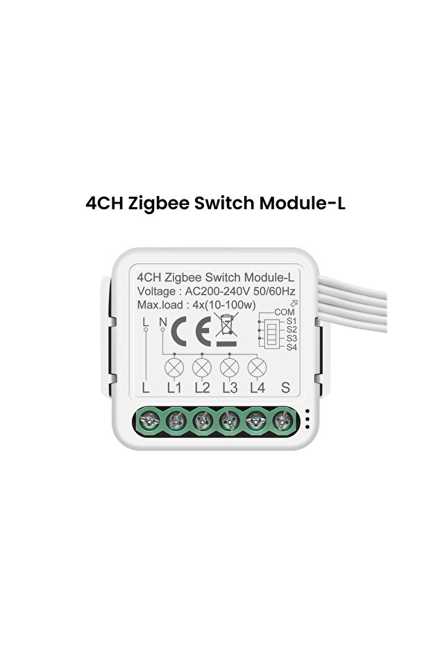 ZigBee 4CH GIRIER Tuya ZigBee Smart Switch Module No Neutral Wire Required 1/2/3/4CH DIY Smart Break