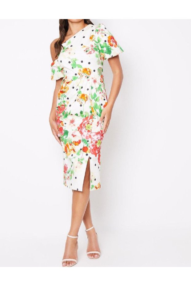 Rochie medie, Floral