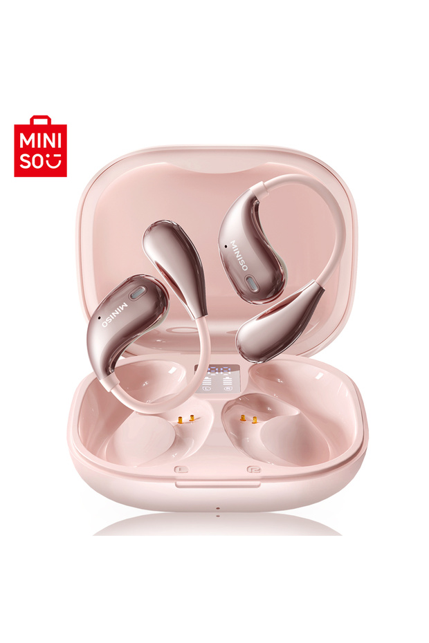Pink X33 Earphone Bluetooth 5.4 True Wireless Earbuds Low Latency Headphones Superb Ba