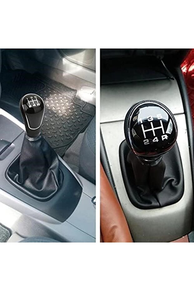 Hyundai getz gear shift knob 5-speed 2003 onwards black scheme