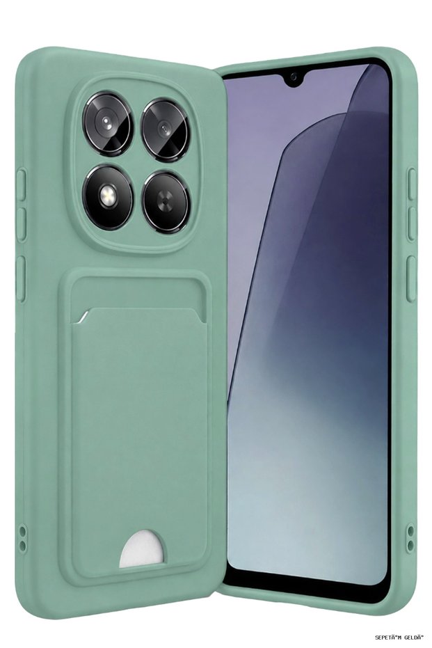 Spt-Gld Redmi Note 15 Pro 4g Kelvin Silicone with Business Card Holder - (34817) Green