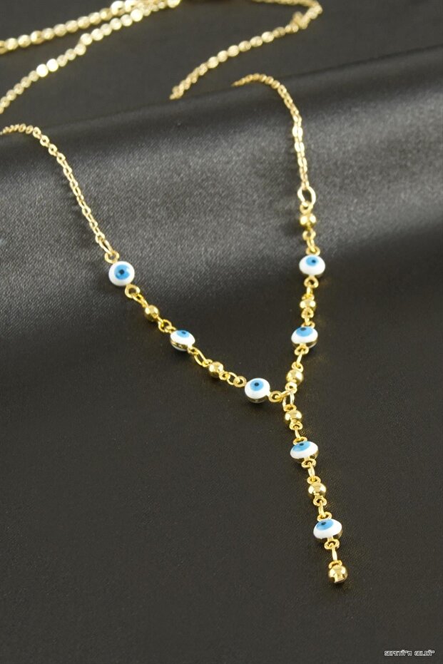 Spt-Gld Nazar Mineli Y (41133) Necklace Yellow