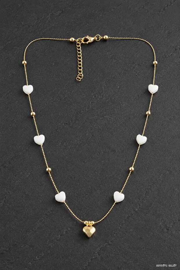 Spt-Gld Heart (40040) Necklace Yellow