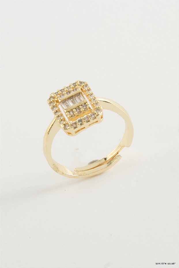 Spt-Gld Baget Stone (52743) Ring Yellow