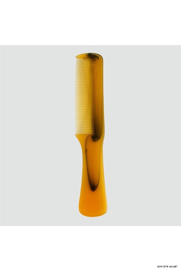 Spt-Gld Flat Handle Plastic (54833) Comb Yellow