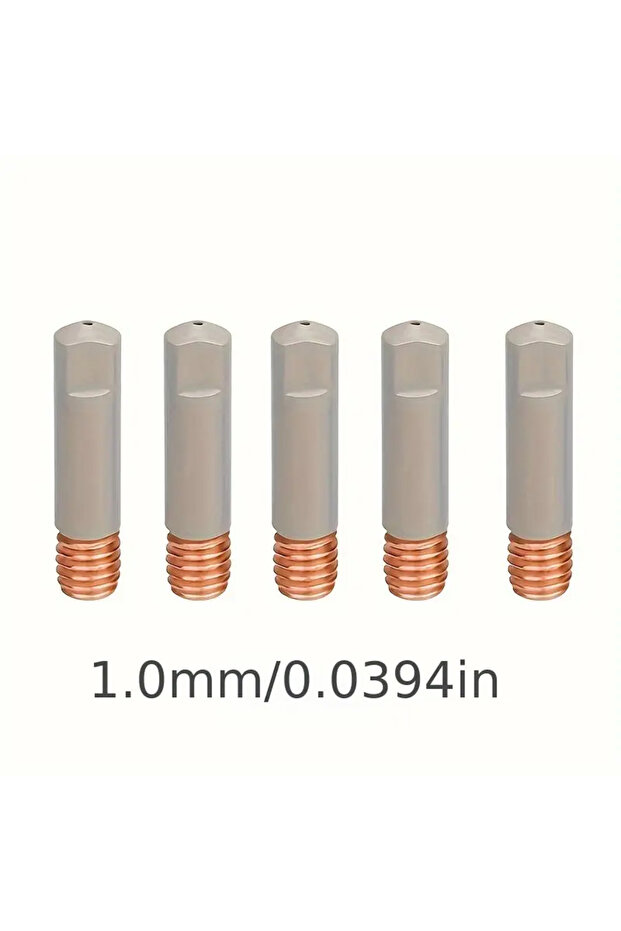 5PCS 1.0MM 5PCS, MB-15AK/14AK Welding Contact Tips Coating Protect 25mm M6 Gas Nozzle Tip 0.8mm-1.2m