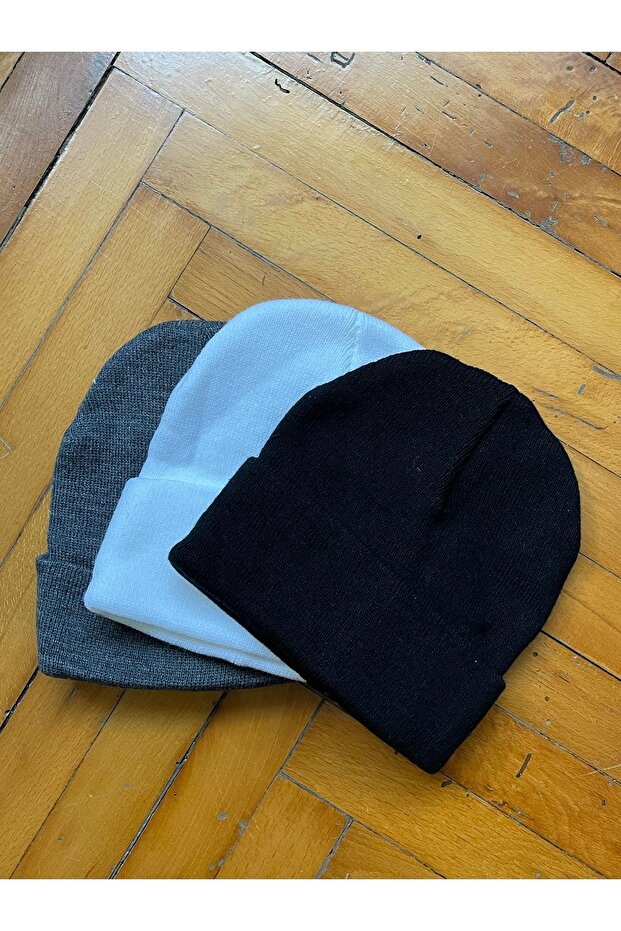 3 Basic Fisherman Berets Winter Berets