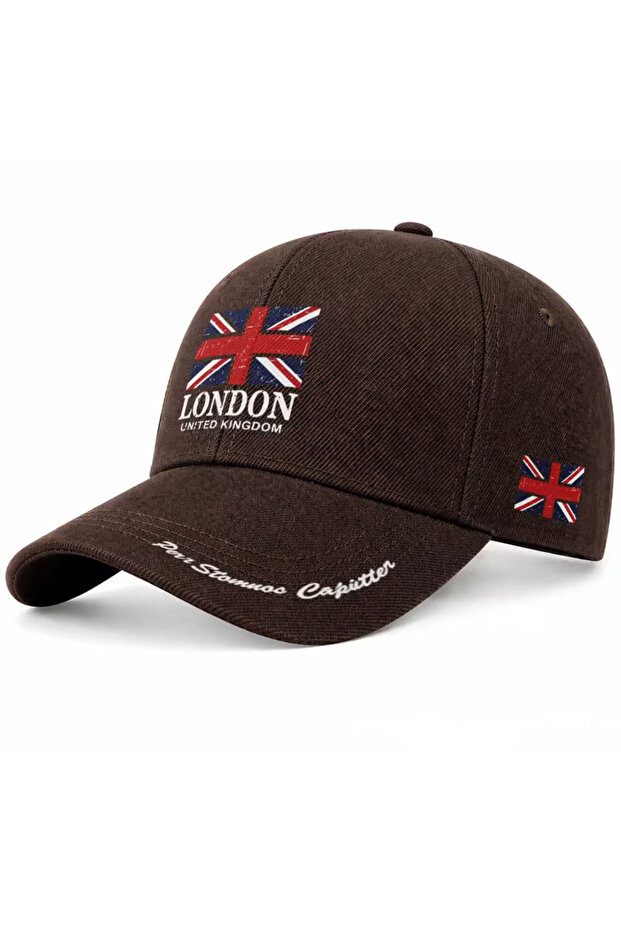 London United Kingdom Printed Snapback Cap