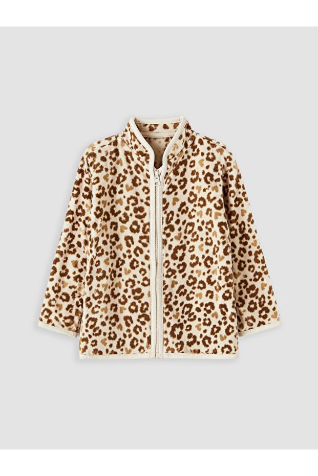 Esvab • Modern & Distinctive Stand Collar Embroidered Girls' Cardigan