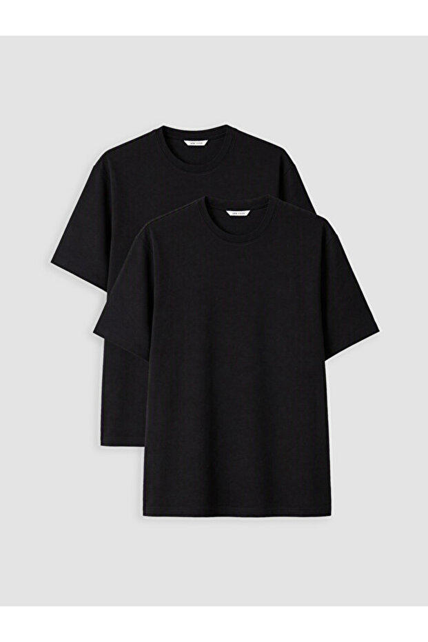 Esvab • Modern & Distinctive Zero Roba Collar Men's T-Shirt 2-Pack