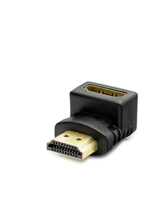 HDMI to HDMI F Converter L Type Black Hdx1258