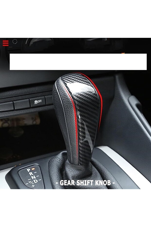 For Bmw E39 E46 E53 E60 E61 E63 E64 E83 E81 E82 E87 E90 E91 E92 Auto Gear Knob Carbon Pattern