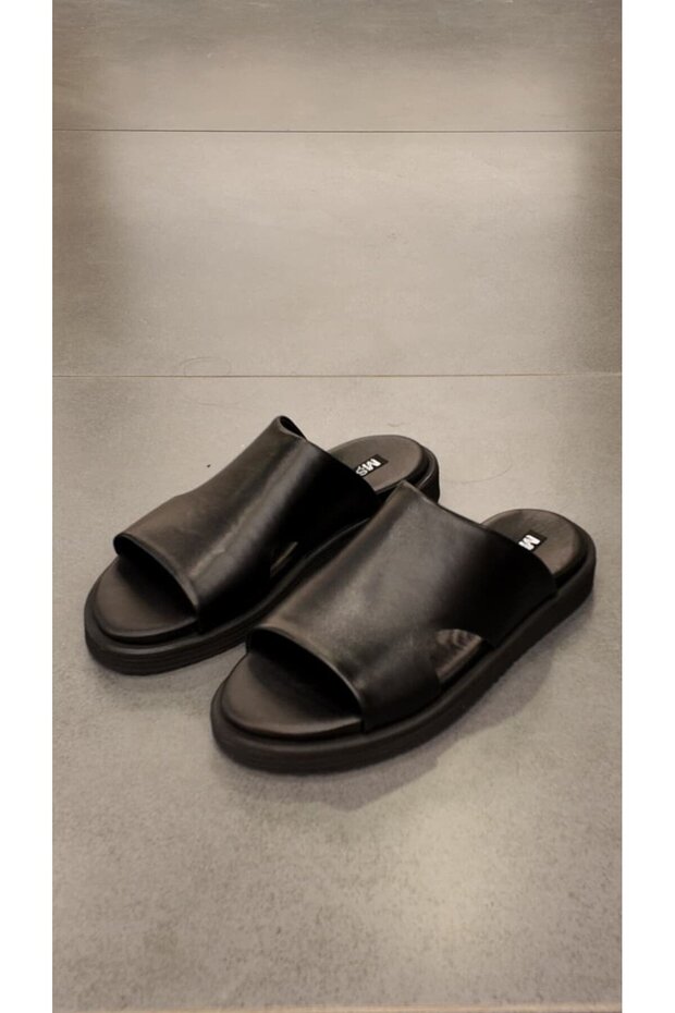 4013 Genuine Leather Men's Slippers