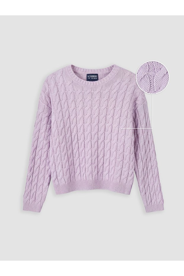 I Zero Roba Collar Embroidered Girls' Knitwear Sweater from Freezen Store