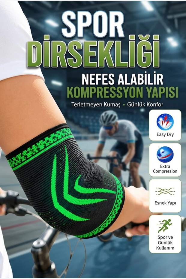 Compression Sports Elbow Brace Breathable Flexible Elbow Protector Support Bandage