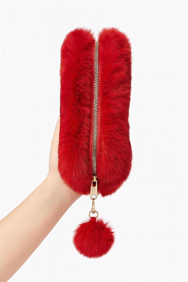 Plush Makeup Bag, Pen Bag