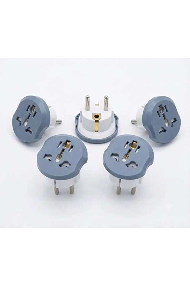 Premium Universal Travel Power Adapter – EU Plug Converter for Worldwide Use ( 4 Pcs )