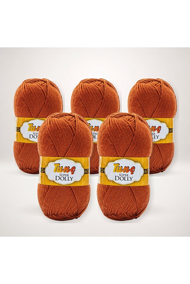 Super Dolly Booties Yarn 5-Pack 500 Gr - Tan 211