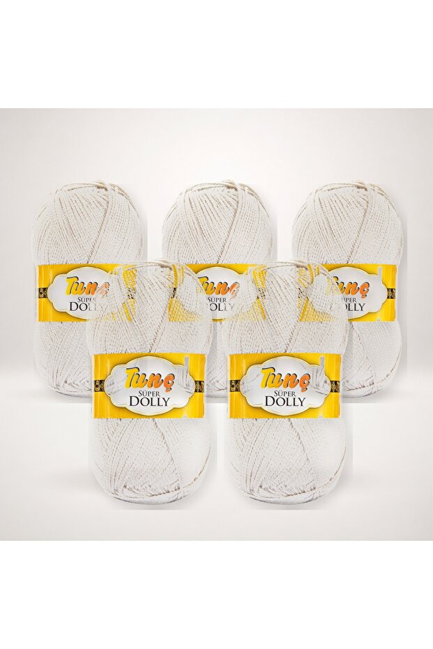 Super Dolly Booties Yarn 5-Pack 500 Gr - Beige 3043