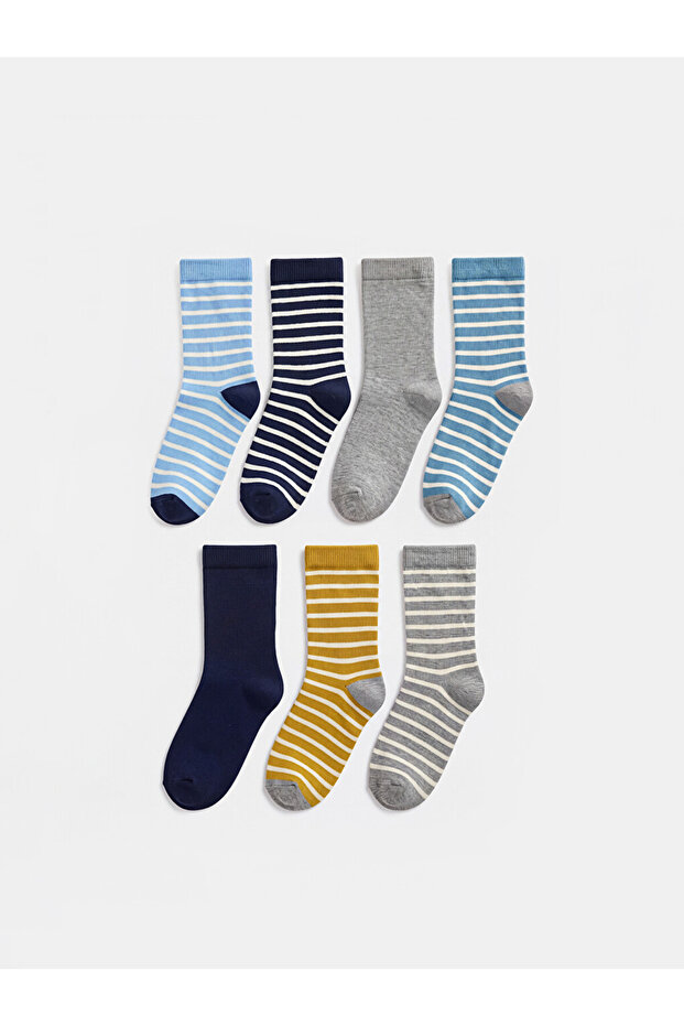 I Striped Boys' Socks 7-Pack from Freezen Store