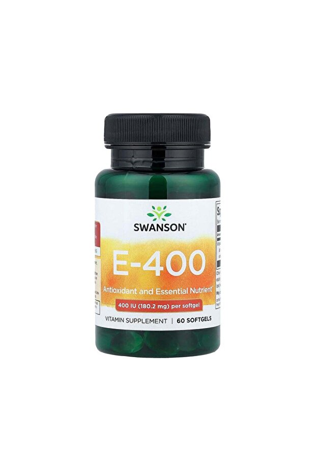 E-400 400 وحدة دولية (180.2 ملغ) - 60 كبسولة هلامية