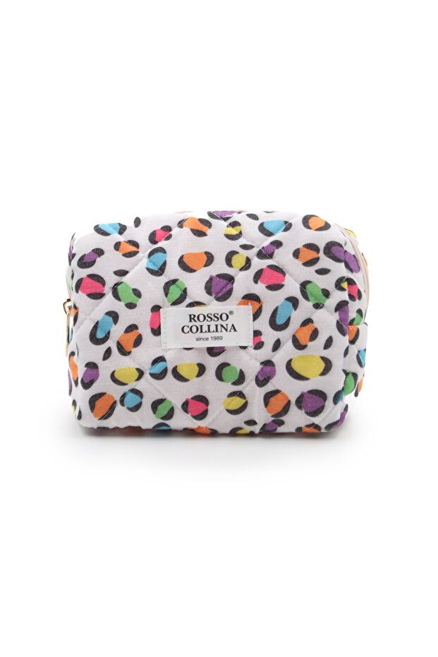 Patterned Makeup Bag – Zippered