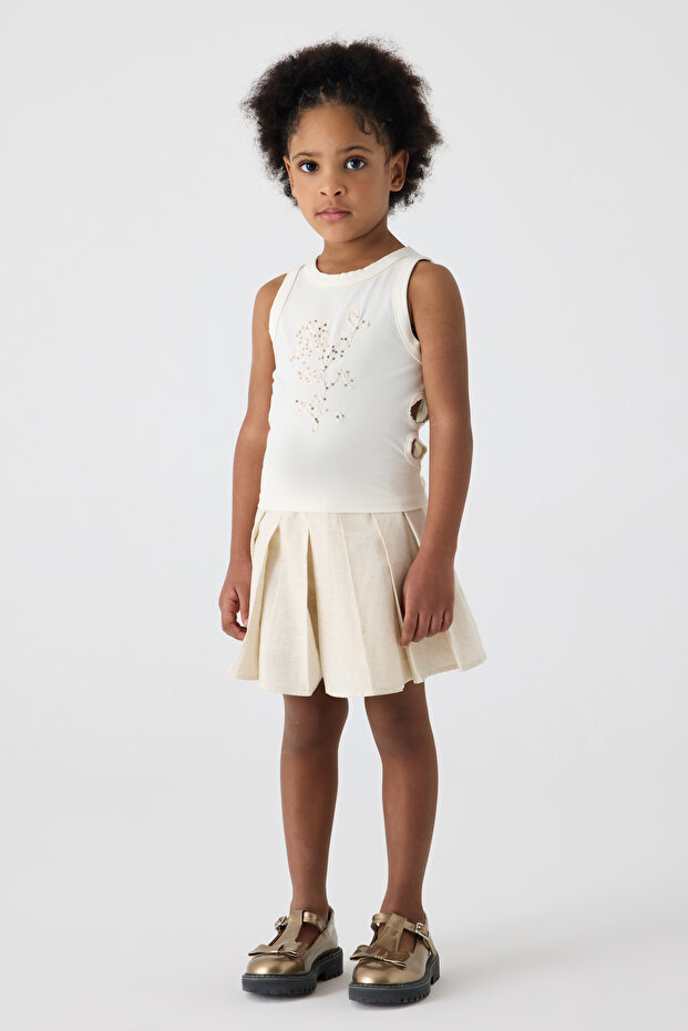 Girl Ecru Undershirt