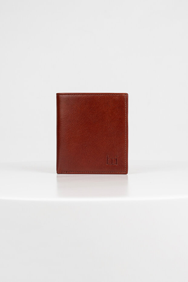Lisaure Genuine Leather Polite Men's Wallet Brown