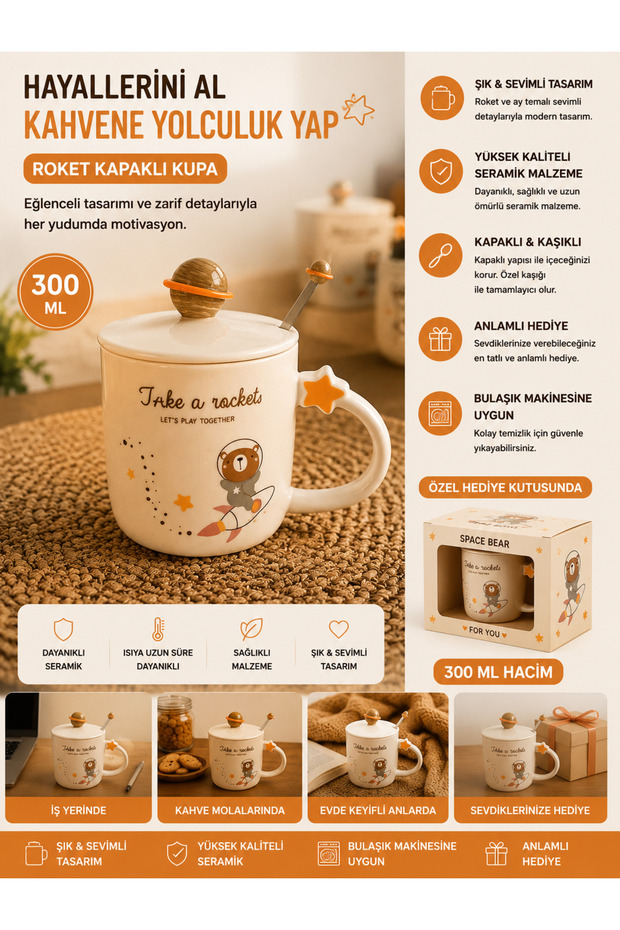 Porselen Kupa