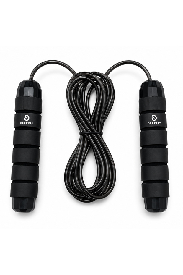Jump Rope, Tangle-Free Rapid Speed Jumping Rope Cable with Ball Bearings for Women, Men & Kids, Adjustable Jump Rope with Foam Handles for Home Gym Exercise Fitness Workout Equipment Slim Body