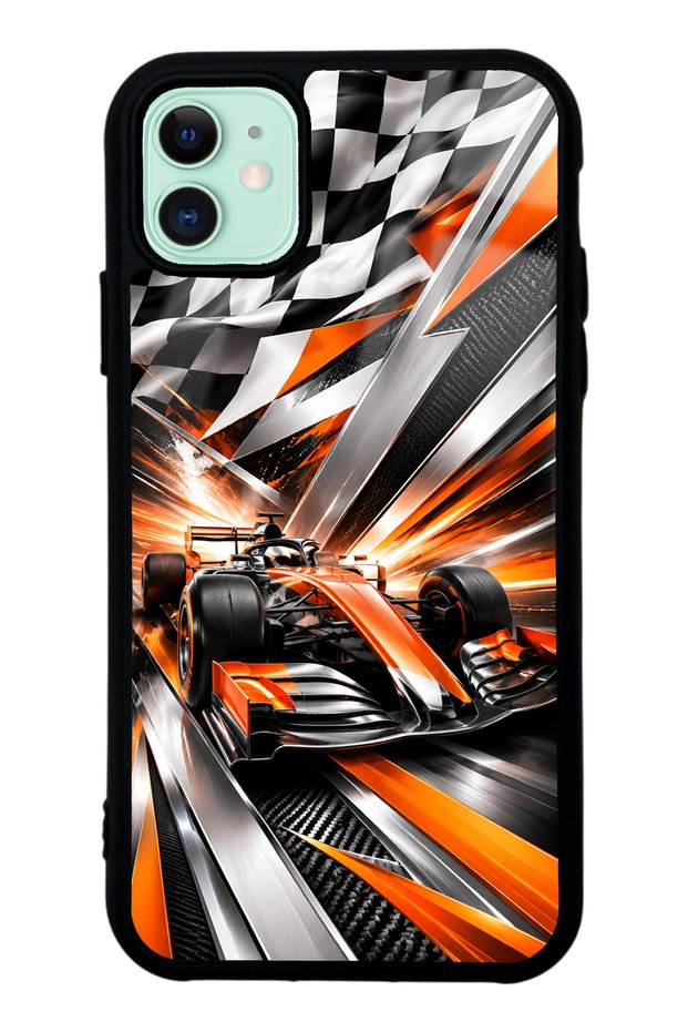 iPhone 11 Inferno Apex Design Glossy Phone Case