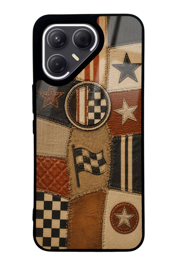Tecno Pova 7 Pro Racing Leather Club Design Glossy Phone Case