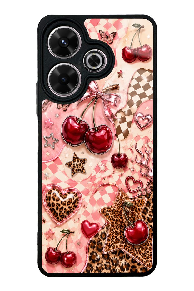 Xiaomi Redmi 13 4g Cherry Rebel Pop Design Glossy Phone Case
