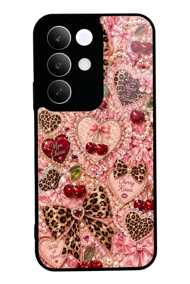 Realme C85 Wild Cherry Coquette Design Glossy Phone Case