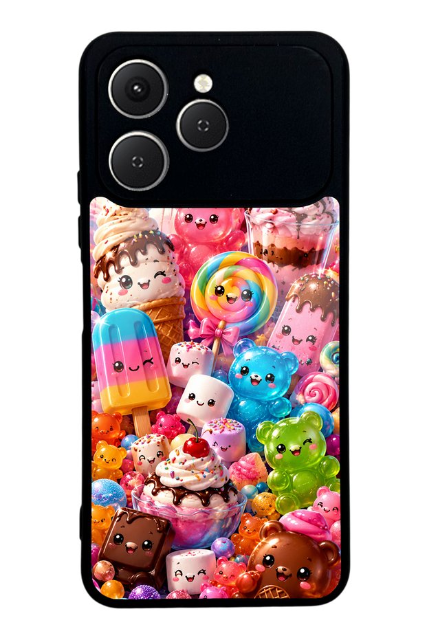 Tecno Spark 40 Kawaii Candy Party Design Glossy Phone Case