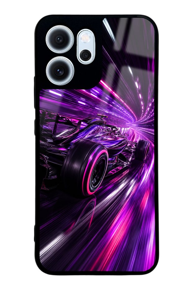 Oppo Reno 14F Quantum Drive Design Glossy Phone Case