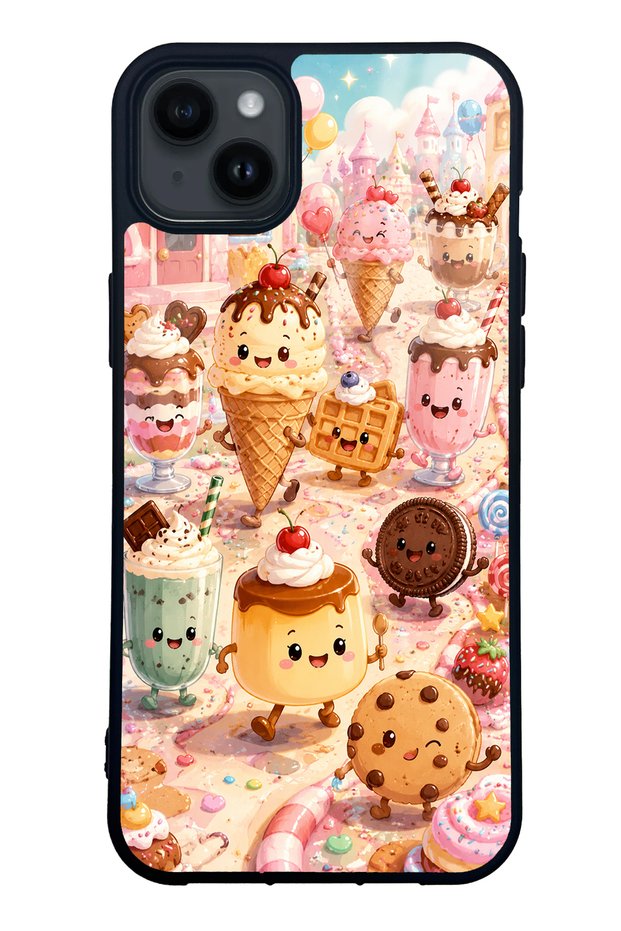 iPhone 14 Plus Dessert Wonderland Design Glossy Phone Case