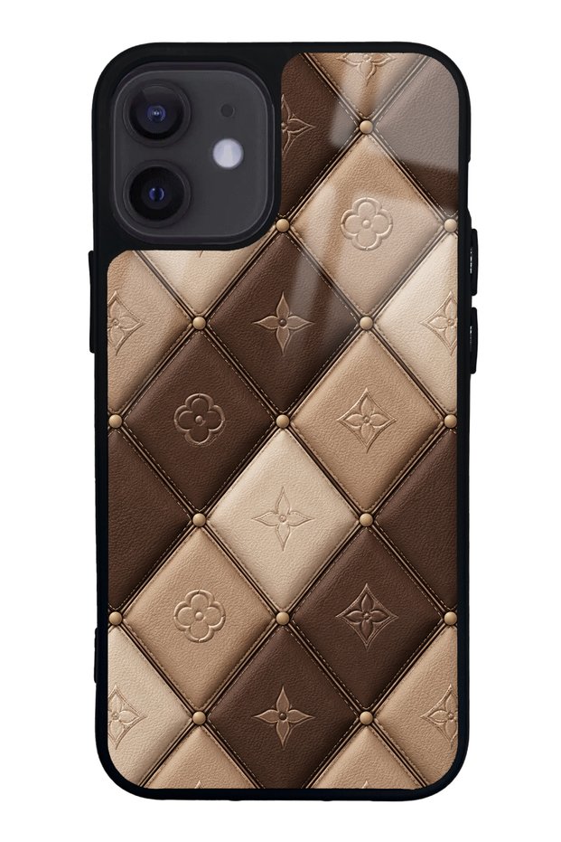 iPhone 12 Mini Glossy Phone Case with Café Royale Design