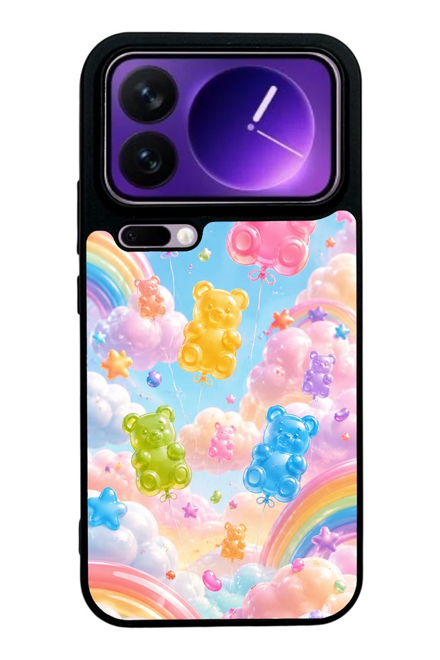 Xiaomi 17 Pro Max Jelly Bear Sky Design Glossy Phone Case