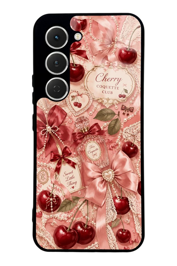 Tecno Spark 40 Pro Cherry Parfum Coquette Design Glossy Phone Case
