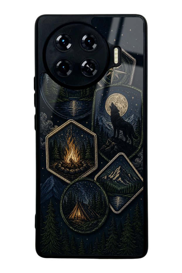 Tecno Spark 20 Pro Plus Moonlit Trails Design Glossy Phone Case