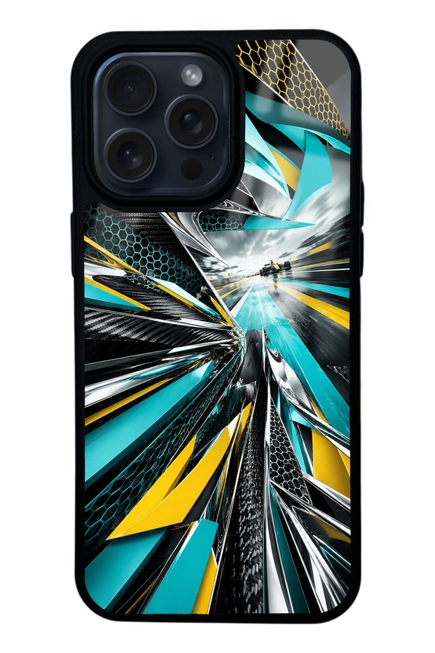 iPhone 15 Pro Max Apex Surge Design Glossy Phone Case