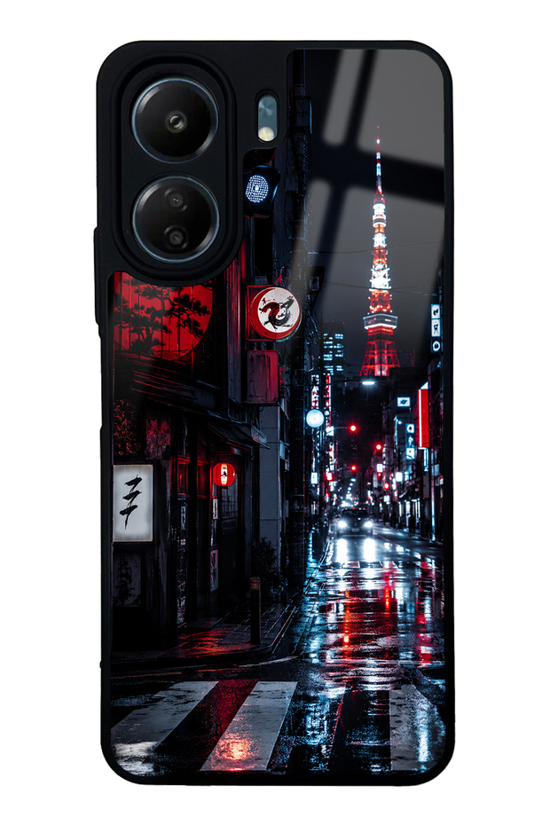 Xiaomi Redmi 13C Midnight Tokyo Design Glossy Phone Case