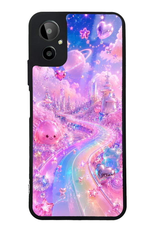 Gm 23 Se Crystal Heart City Designed Glossy Phone Case