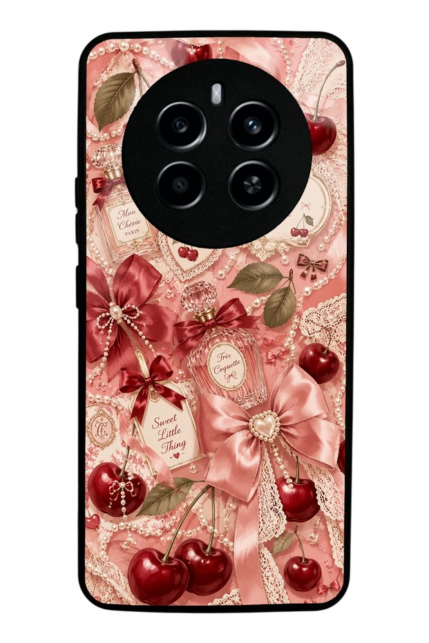 Realme 12 Cherry Parfum Coquette Design Glossy Phone Case
