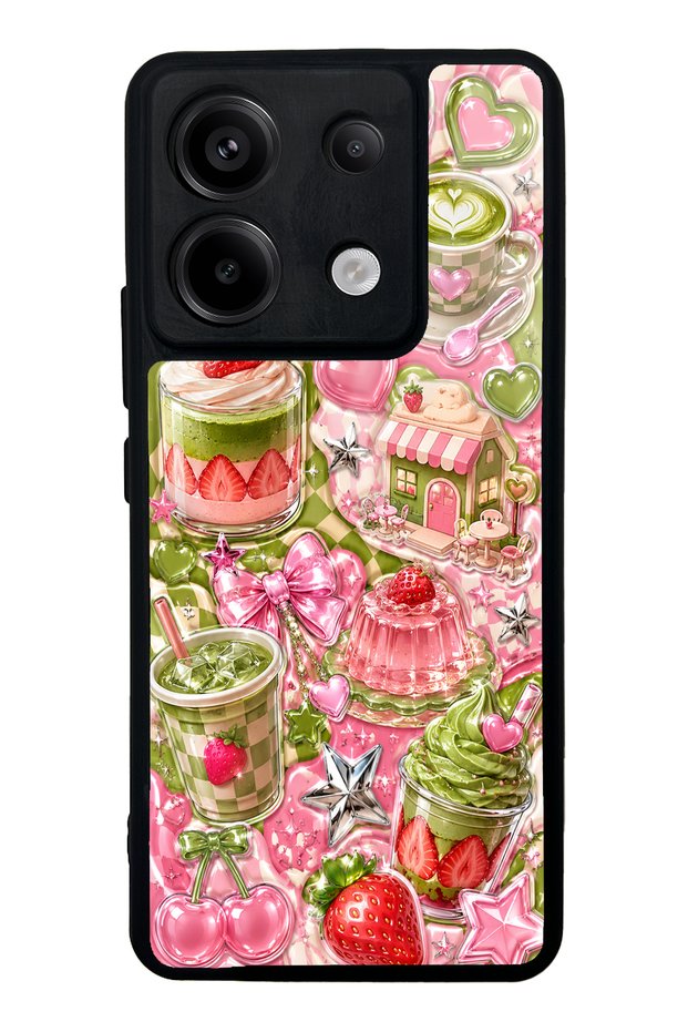 Xiaomi Redmi Note 13 Pro 5g Matcha Candy Club Design Glossy Phone Case